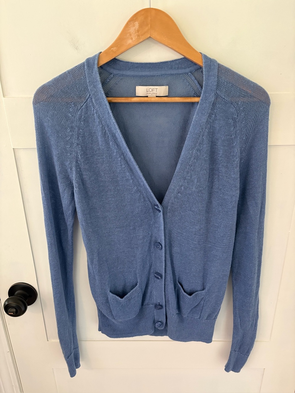 Ann Taylor Loft Linen Lightweight Cardigan. Size Small.
